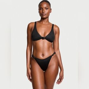 VS👙 Knotted Bikini Top Black XXL